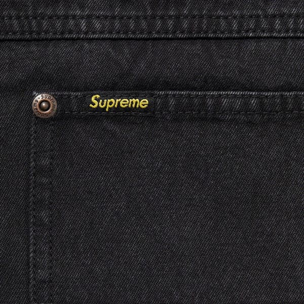 Supreme Denim Painter Shirt - Black (front)
