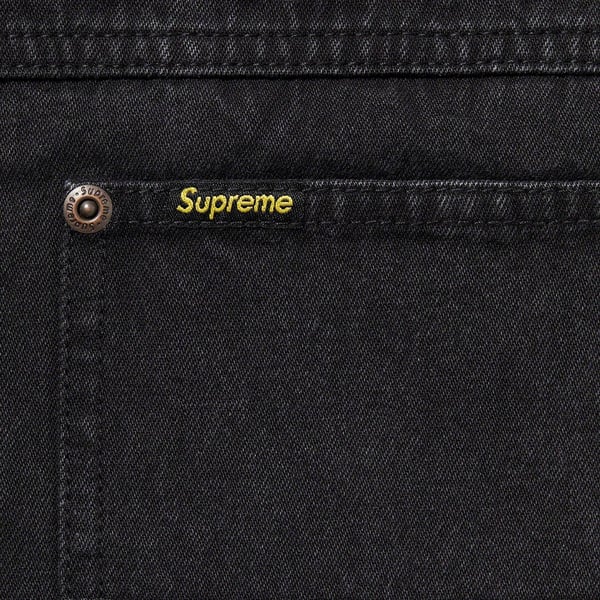 Supreme Denim Painter Shirt - Black (front)