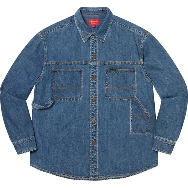 Supreme Denim Painter Shirt - Indigo (front)