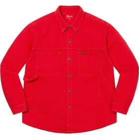 Supreme Denim Painter Shirt Red
