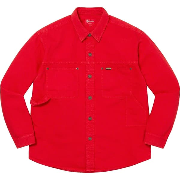 Supreme Denim Painter Shirt - Red (front)
