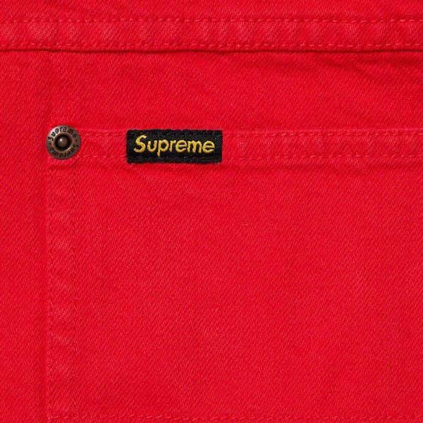 Supreme Denim Painter Shirt - Red (front)