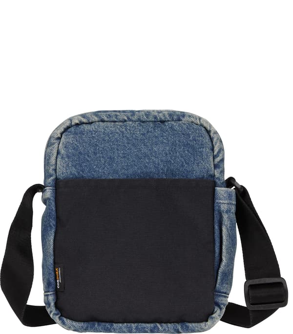 Supreme Denim Shoulder Bag - Washed Indigo (front)