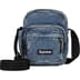Supreme Denim Shoulder Bag - Washed Indigo (front)