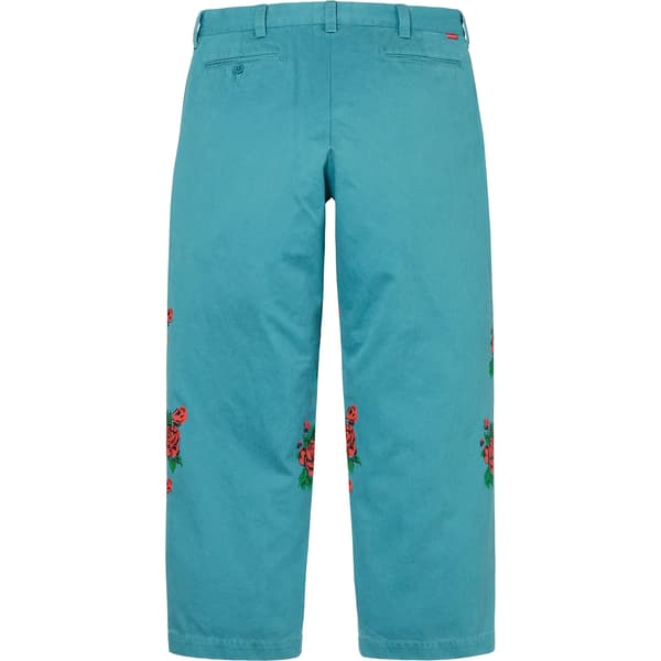 Supreme Destruction of Purity Chino Pant - Teal (front)