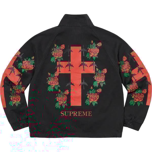 Supreme Destruction of Purity Harrington Jacket - Black (front)