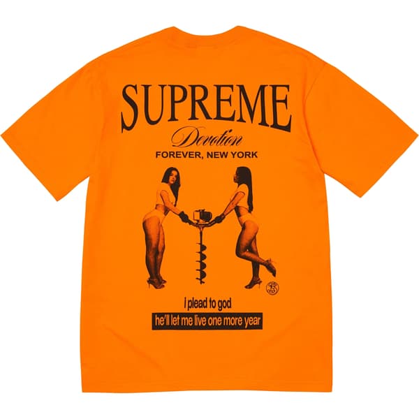 Supreme Devotion Tee - Orange (front)