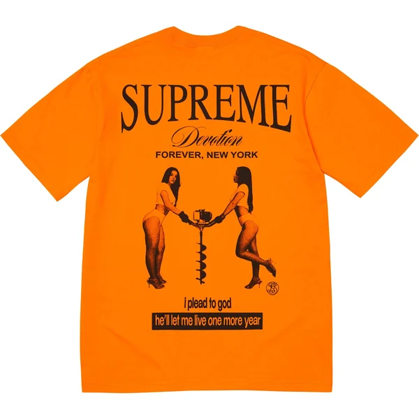 Supreme Devotion Tee - Orange (front)