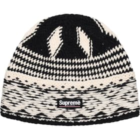 Supreme Diamond Beanie Black