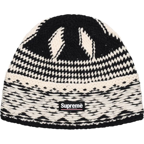 Supreme Diamond Beanie - Black (front)