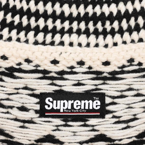 Supreme Diamond Beanie - Black (front)