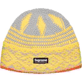 Supreme Diamond Beanie Grey