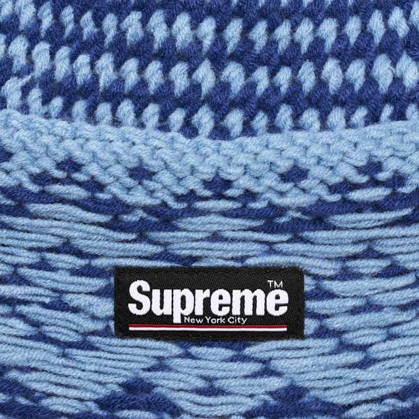 Supreme Diamond Beanie - Navy (front)