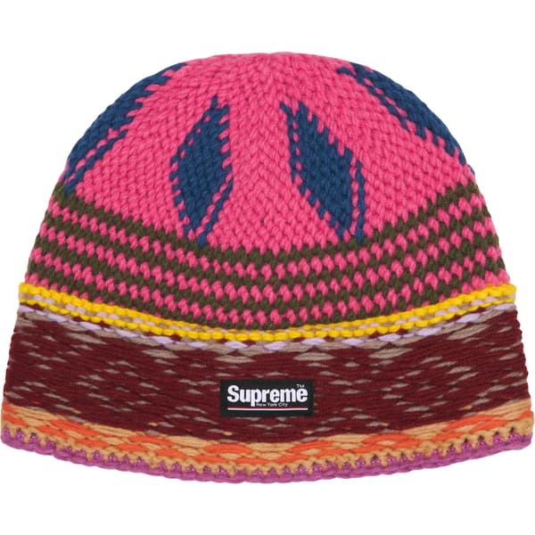 Supreme Diamond Beanie - Pink (front)