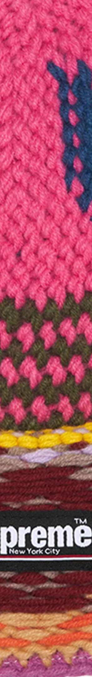 Supreme Diamond Beanie - Pink (front)