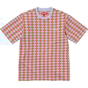 Supreme Diamond Jacquard S/S Top Blue