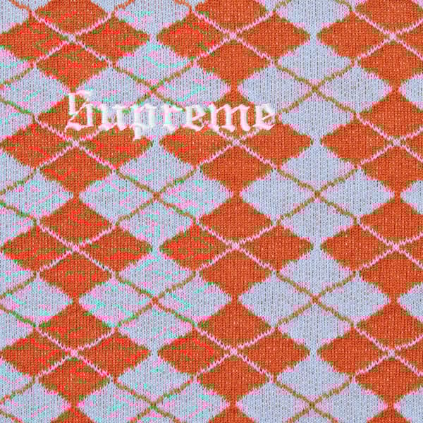 Supreme Diamond Jacquard S/S Top - Blue (front)