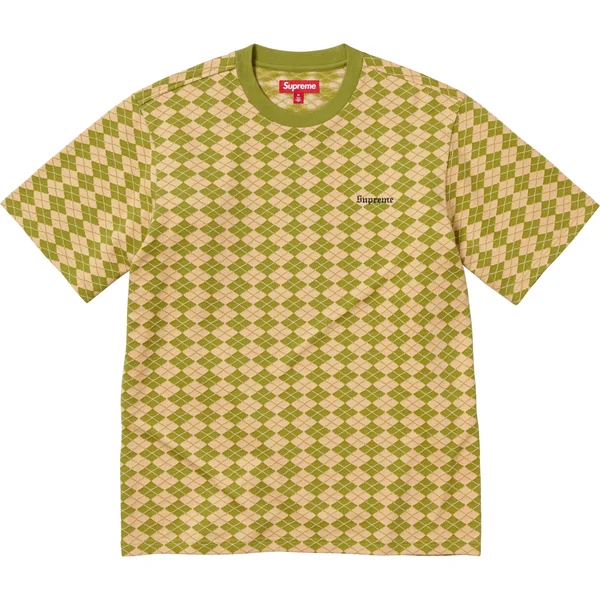 Supreme Diamond Jacquard S/S Top - Green (front)
