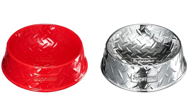 Supreme Diamond Plate Dog Bowl - Product Image