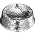 Supreme Diamond Plate Dog Bowl - Silver (front)