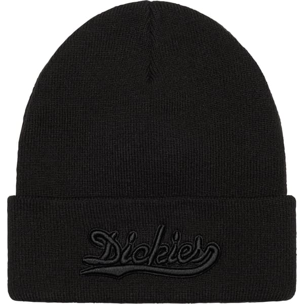 Supreme Dickies Beanie - Black (front)