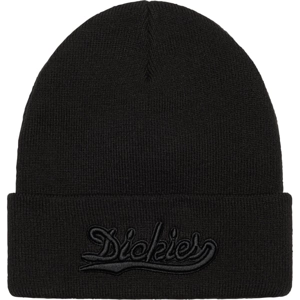 Supreme Dickies Beanie - Black (front)