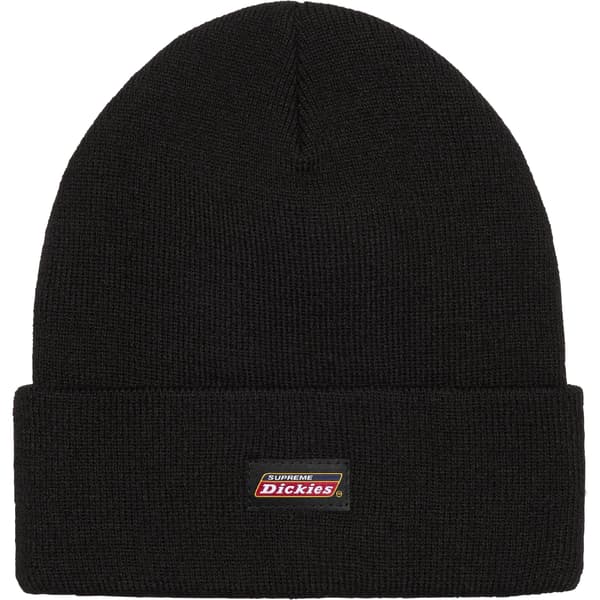 Supreme Dickies Beanie - Black (front)