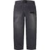Supreme Dickies Double Knee Baggy Jean - Black (front)