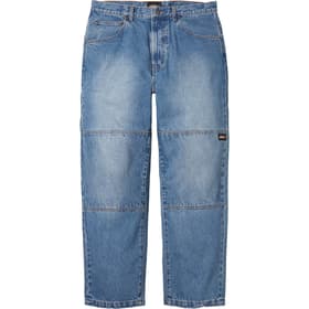 Supreme Dickies Double Knee Baggy Jean Washed Indigo