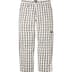 Supreme Dickies Double Knee Baggy Jean - White Plaid (front)