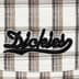 Supreme Dickies Double Knee Baggy Jean - White Plaid (front)