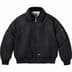 Supreme Dickies Fur Collar Bomber Jacket - Black (front)
