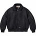 Supreme Dickies Fur Collar Bomber Jacket - Black (front)