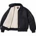 Supreme Dickies Fur Collar Bomber Jacket - Black (front)