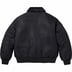 Supreme Dickies Fur Collar Bomber Jacket - Black (front)