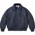 Supreme Dickies Fur Collar Bomber Jacket - Navy (front)