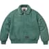 Supreme Dickies Fur Collar Bomber Jacket - Work Green (front)
