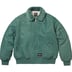 Supreme Dickies Fur Collar Bomber Jacket - Work Green (front)