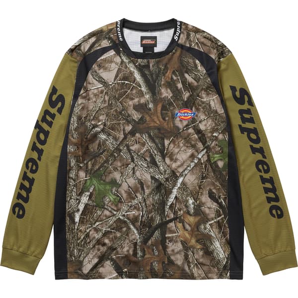 Supreme Dickies Jersey - Olive (front)