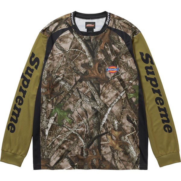Supreme Dickies Jersey - Olive (front)