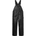 Supreme Dickies Leather Overalls - Black (front)