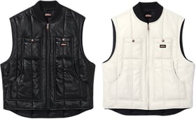 Supreme Dickies Leather Work Vest