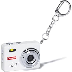 Supreme Digital Camera Keychain White