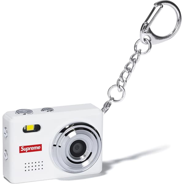 Supreme Digital Camera Keychain - White (front)