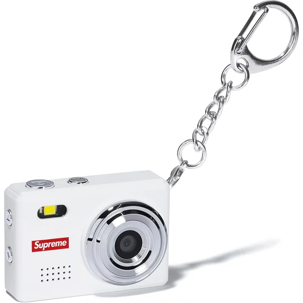 Supreme Digital Camera Keychain - White (front)