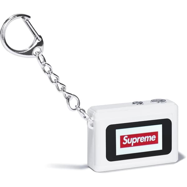 Supreme Digital Camera Keychain - White (front)