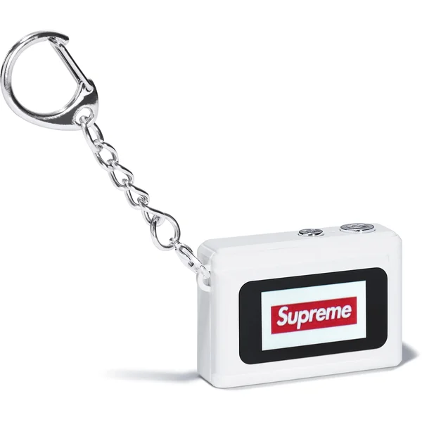 Supreme Digital Camera Keychain - White (front)