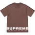 Supreme Discharge S/S Top - Brown (front)
