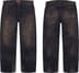 Supreme Distressed Loose Fit Selvedge Jean - Product Image