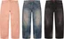 Supreme Distressed Loose Fit Selvedge Jean - Product Image